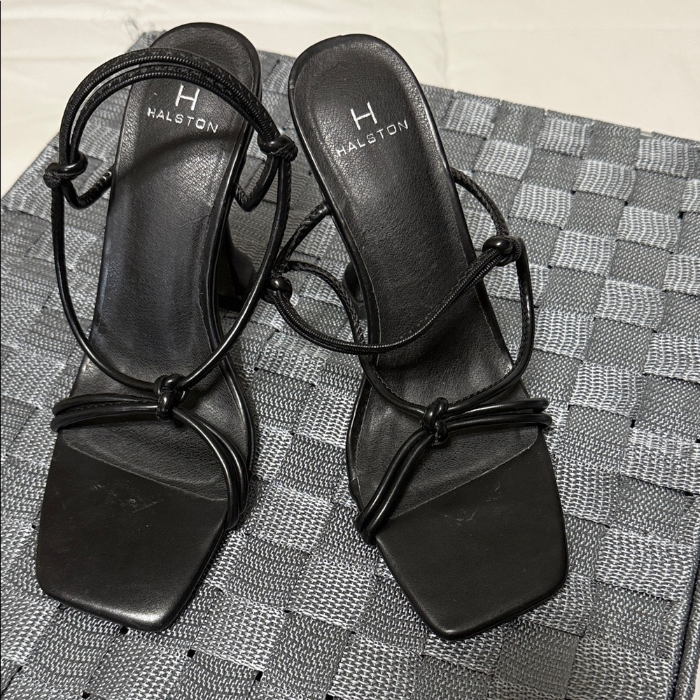 🔥2 for $30🔥FLASH SALE! H by Halston Black Strappy Heels